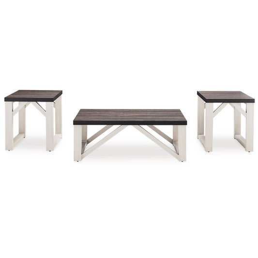 Dorrinson 3pc Occasional Table Set - Antique White