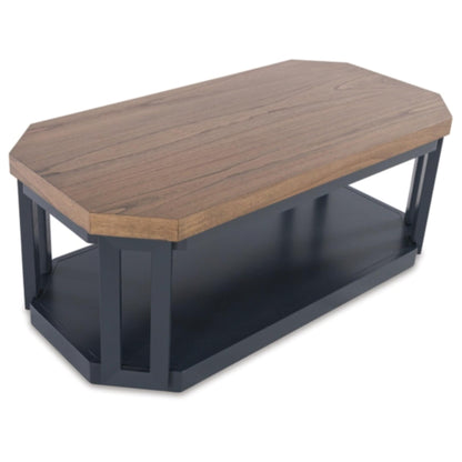 Landocken 3pc Occasional Table Set - Brow & Blue