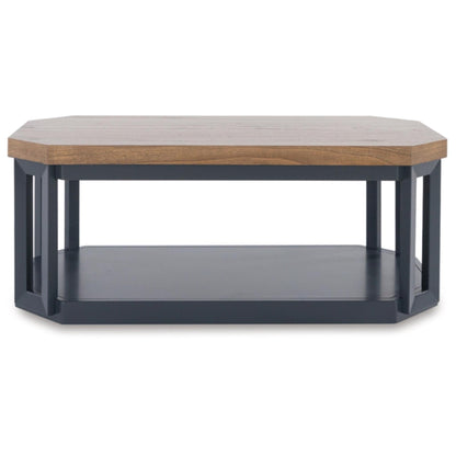 Landocken 3pc Occasional Table Set - Brow & Blue