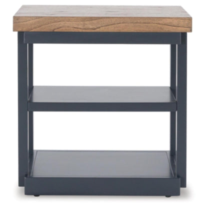 Landocken 3pc Occasional Table Set - Brow & Blue