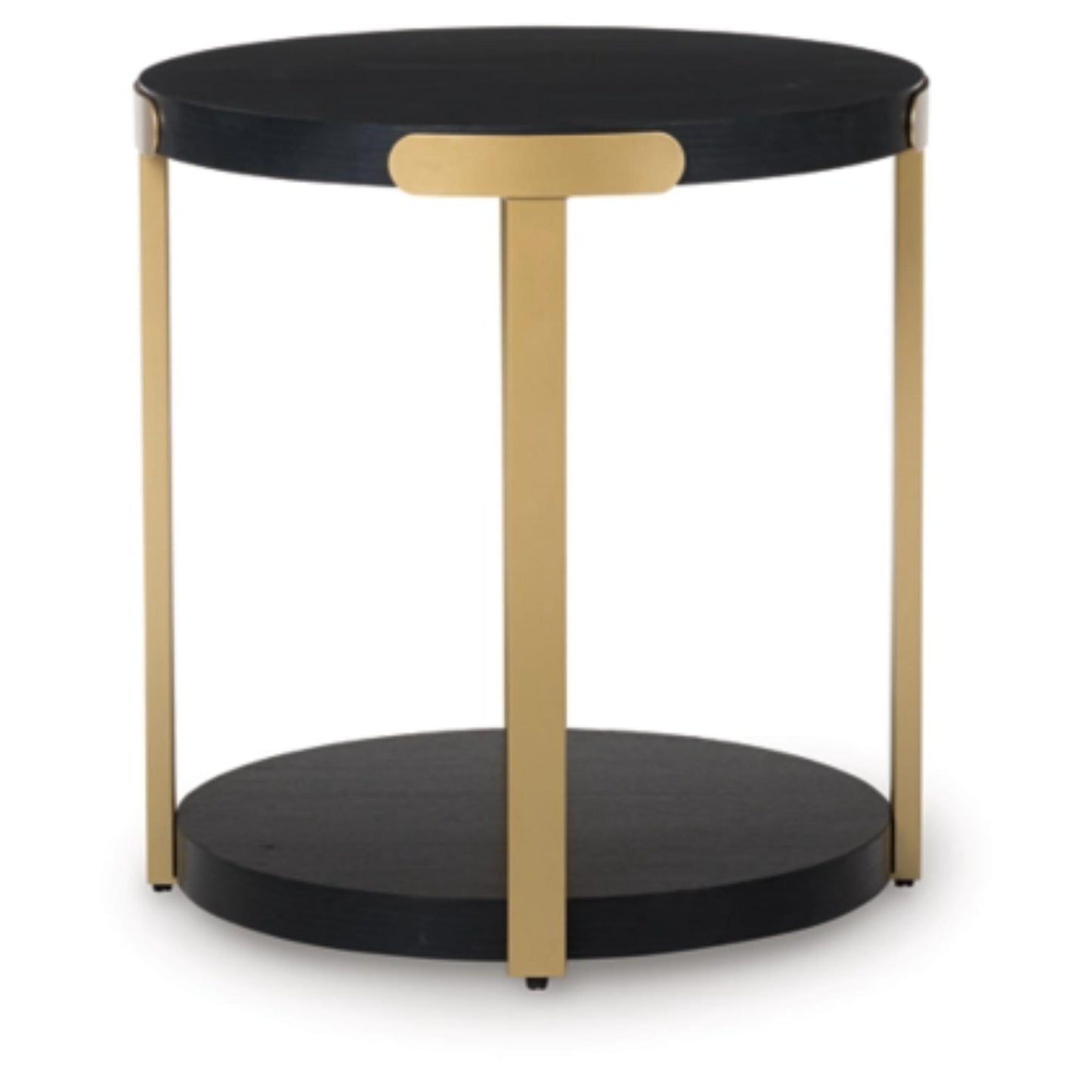 Shylore 3pc Occasional Table Set - Black & Brass