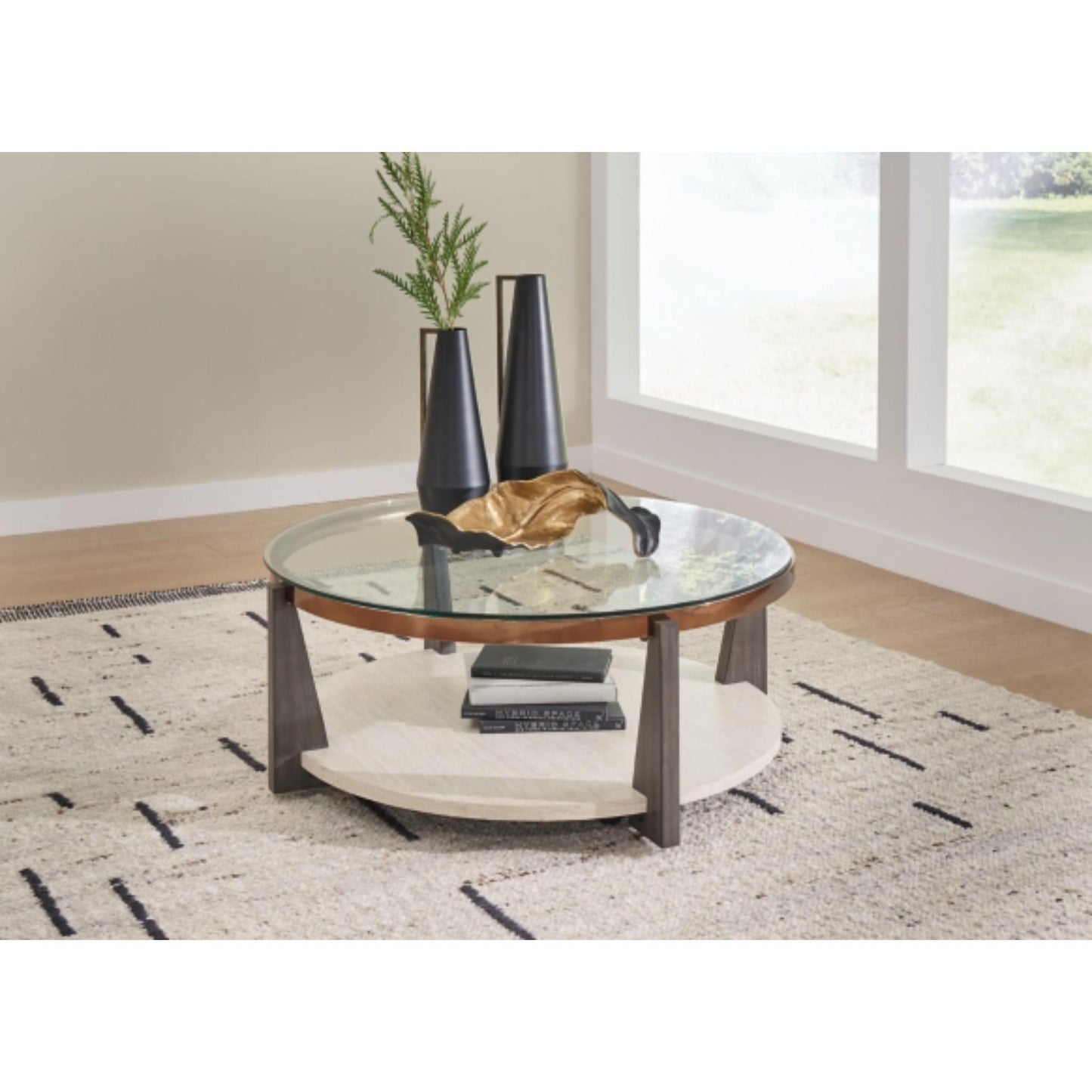 Frazwa Round Cocktail Table