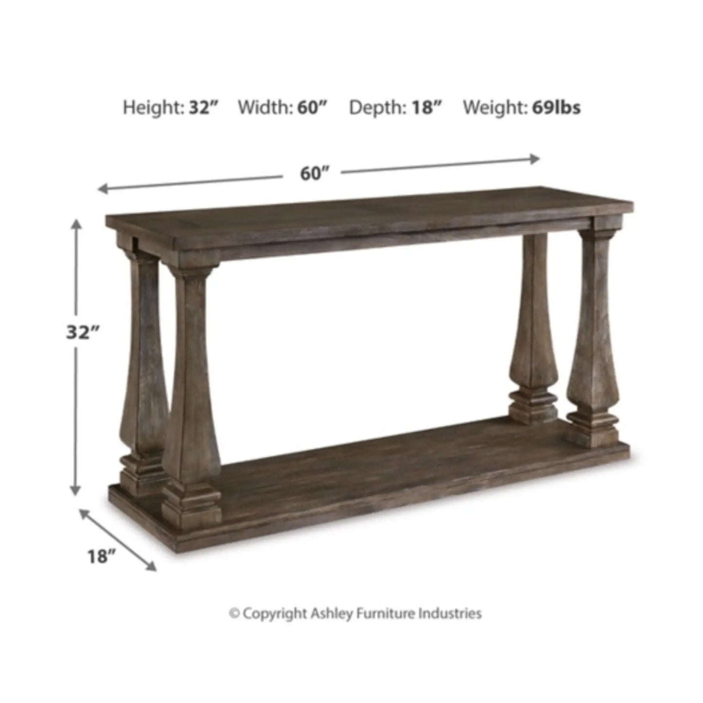 Johnelle Sofa Table