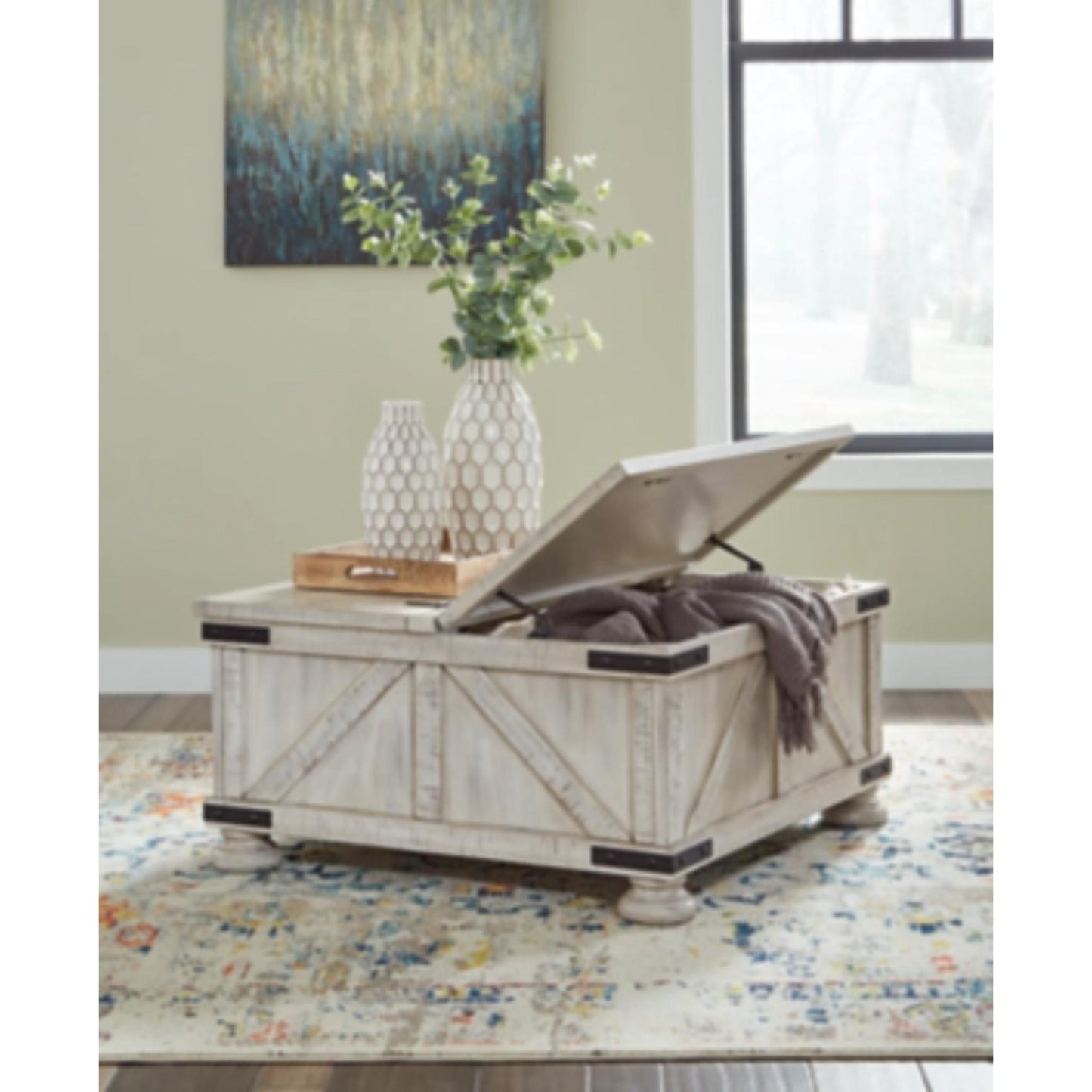 Carynhurst Cocktail Table with Storage