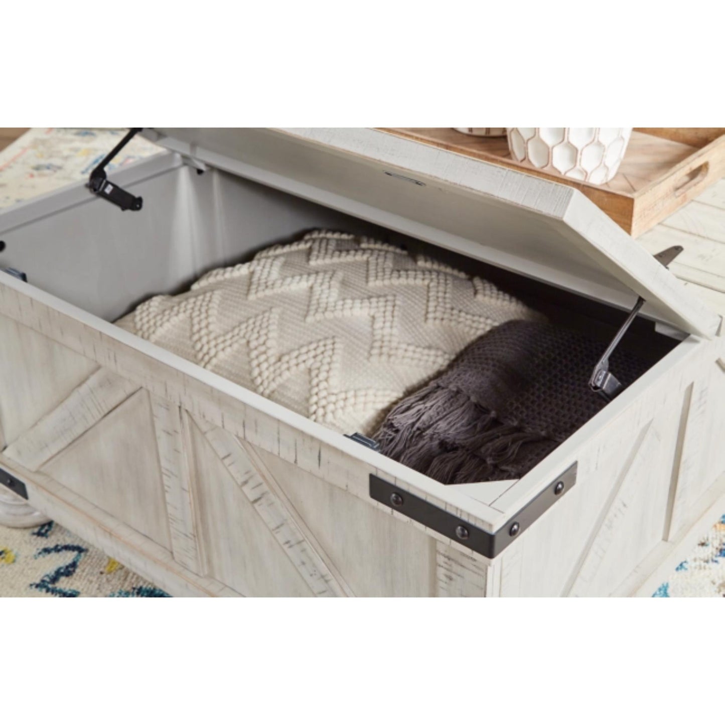 Carynhurst Cocktail Table with Storage