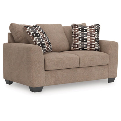 Triston - Peaks Loveseat - Suede