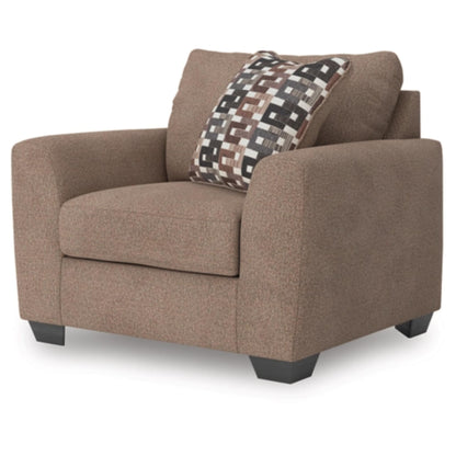 Triston-Peaks Chair and a Half - Suede