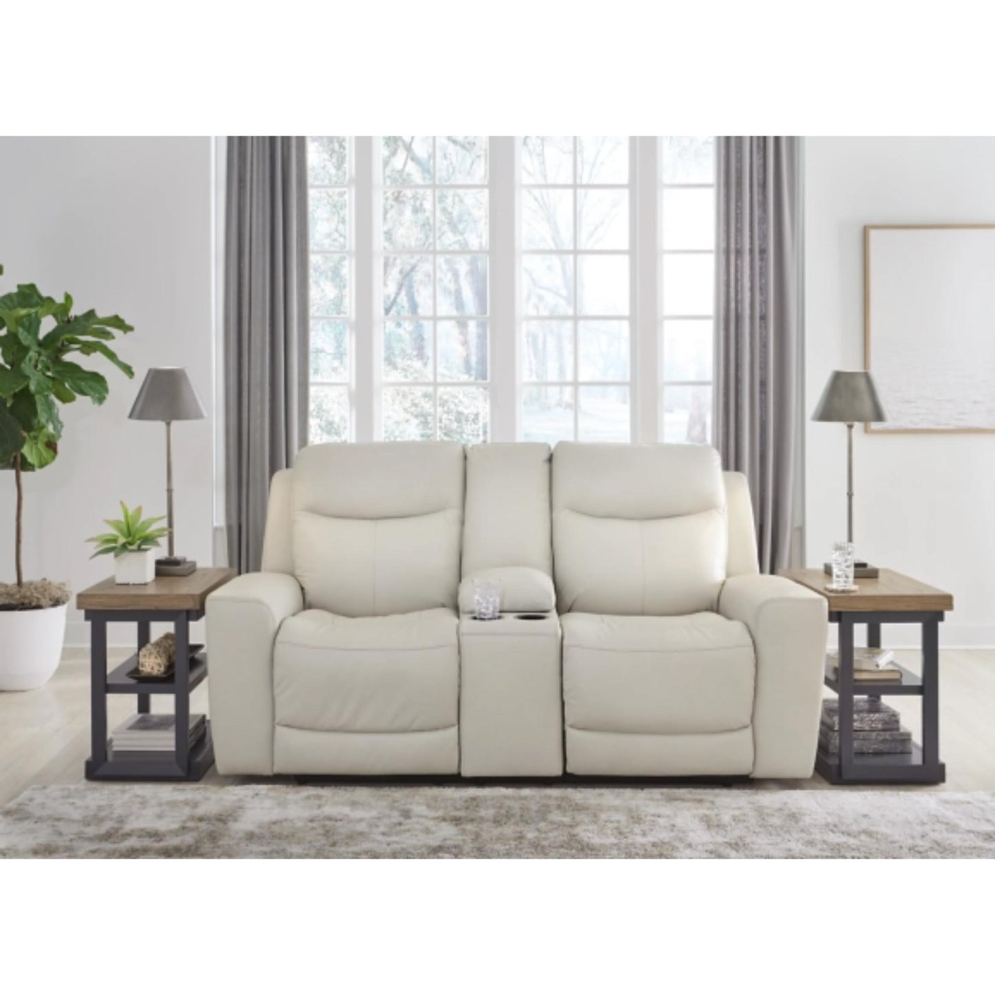 Mindanao PWR REC Loveseat/CON/ADJ HDRST
