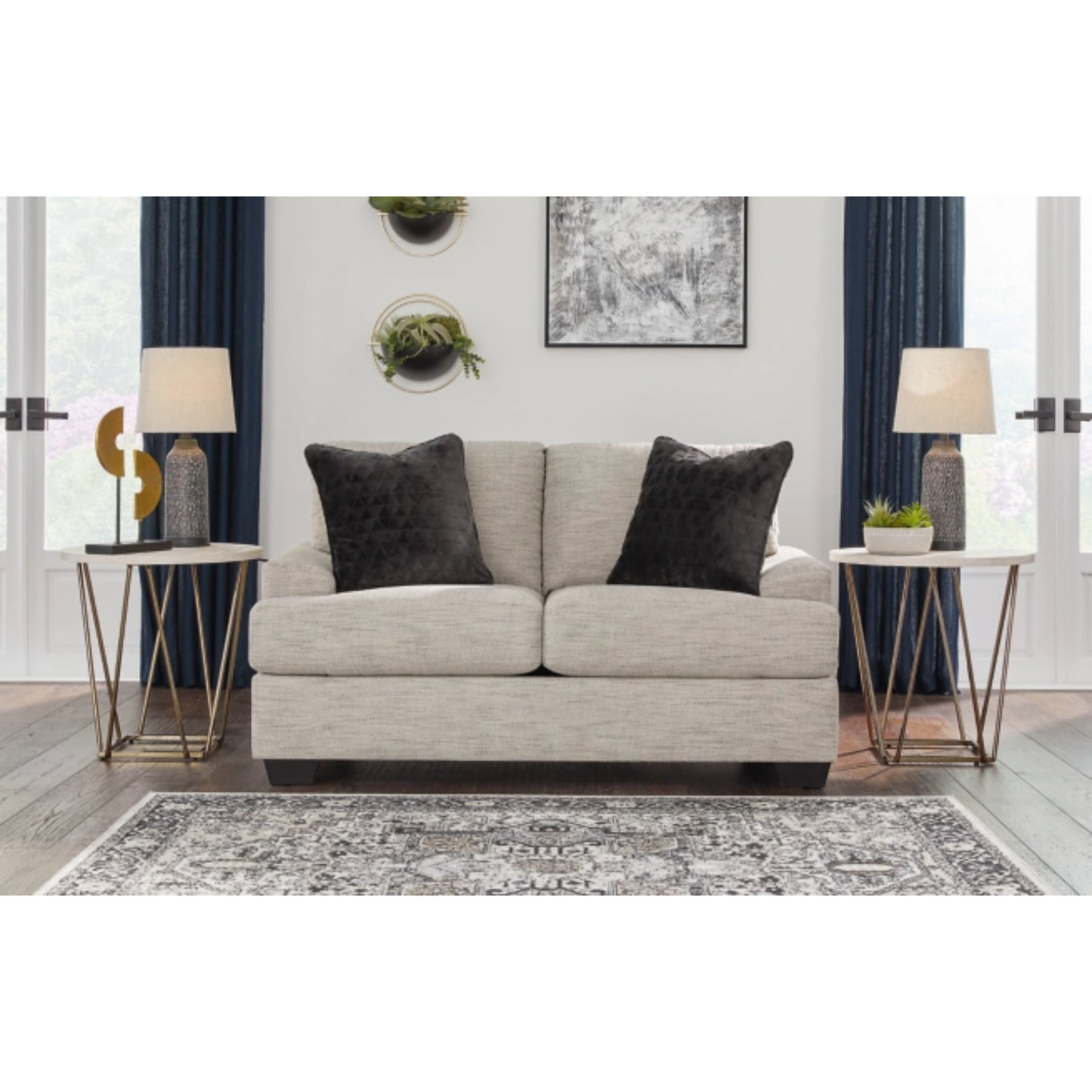 Vayda Loveseat - Pebble