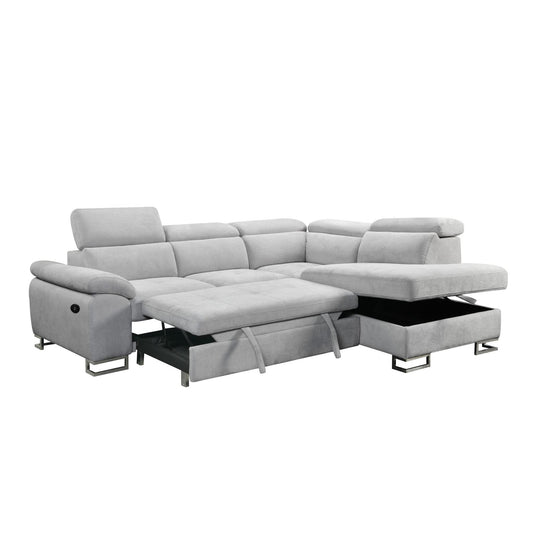 Sutton Sofa Sleeper Sectional With Storage Chaise