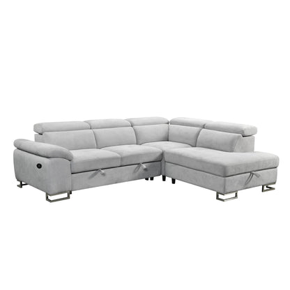 Sutton Sofa Sleeper Sectional With Storage Chaise