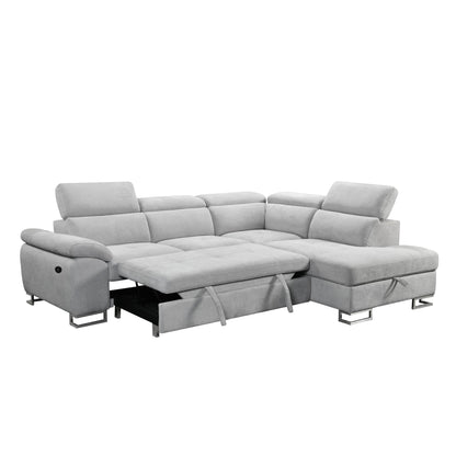 Sutton Sofa Sleeper Sectional With Storage Chaise