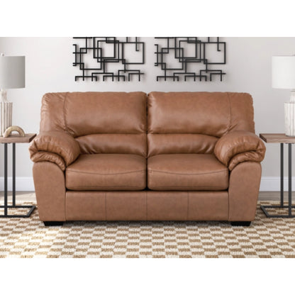 WillowBend Loveseat - Caramel / Umber