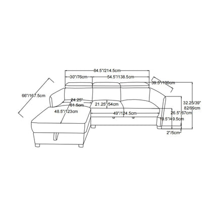 Sectional Sleeper B 7154A