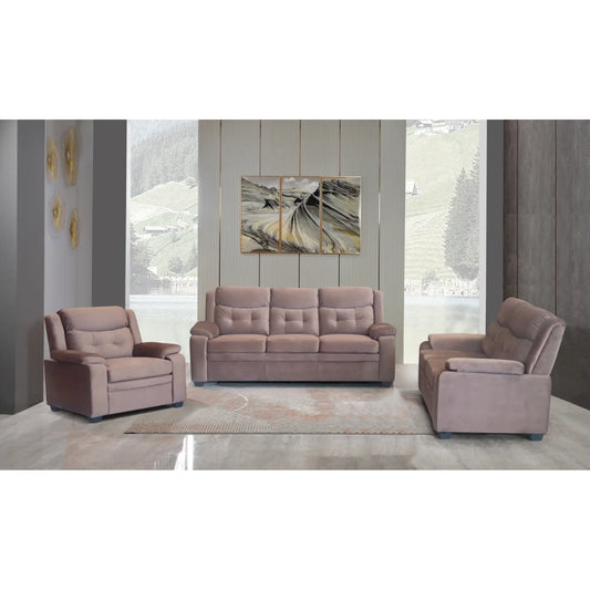 3 PC Sofa Set  - Infinite 8620 BROWN COLLECTION