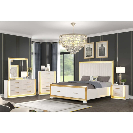 Obsession Bedroom Set B1581 (White)