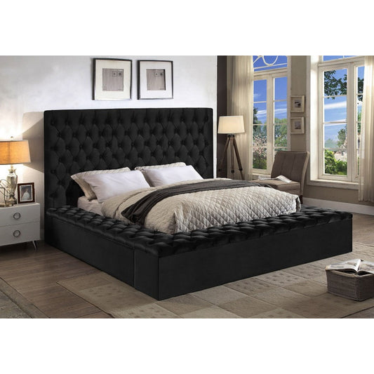 Black Storage Platform Bed IF 5793