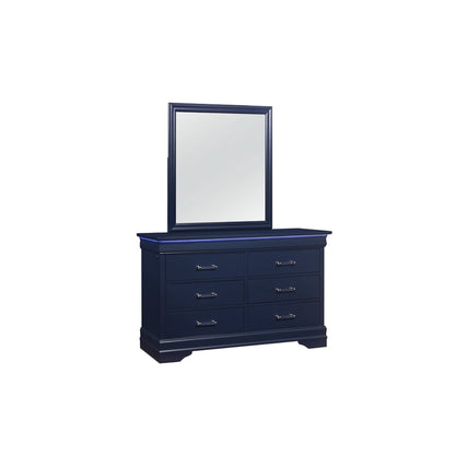 Hazel 'Charlie Blue' 8 Pc Bedroom Set