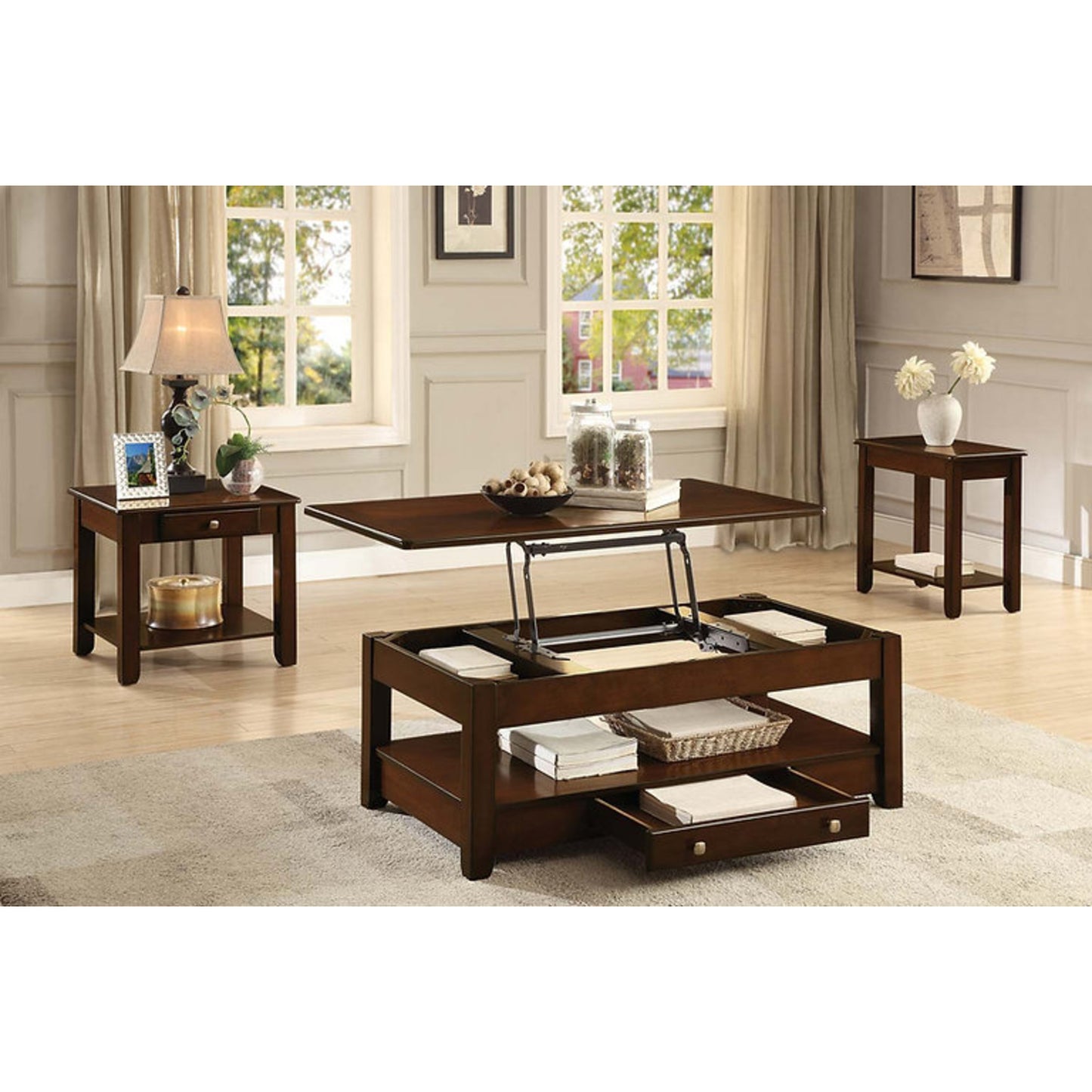 Espresso Lift Top Coffee Table IF 2032