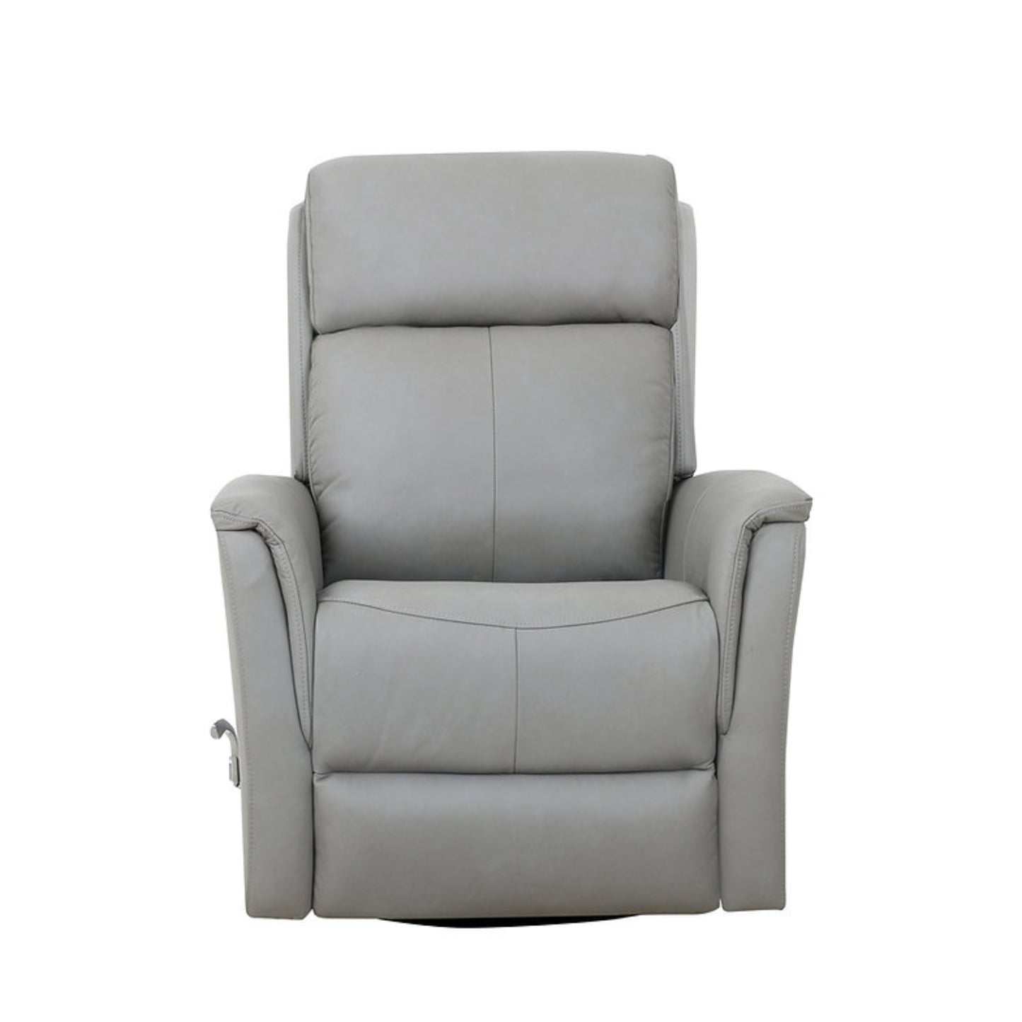 IF-6381 Leather Match Rocker Recliner - Pewter Grey