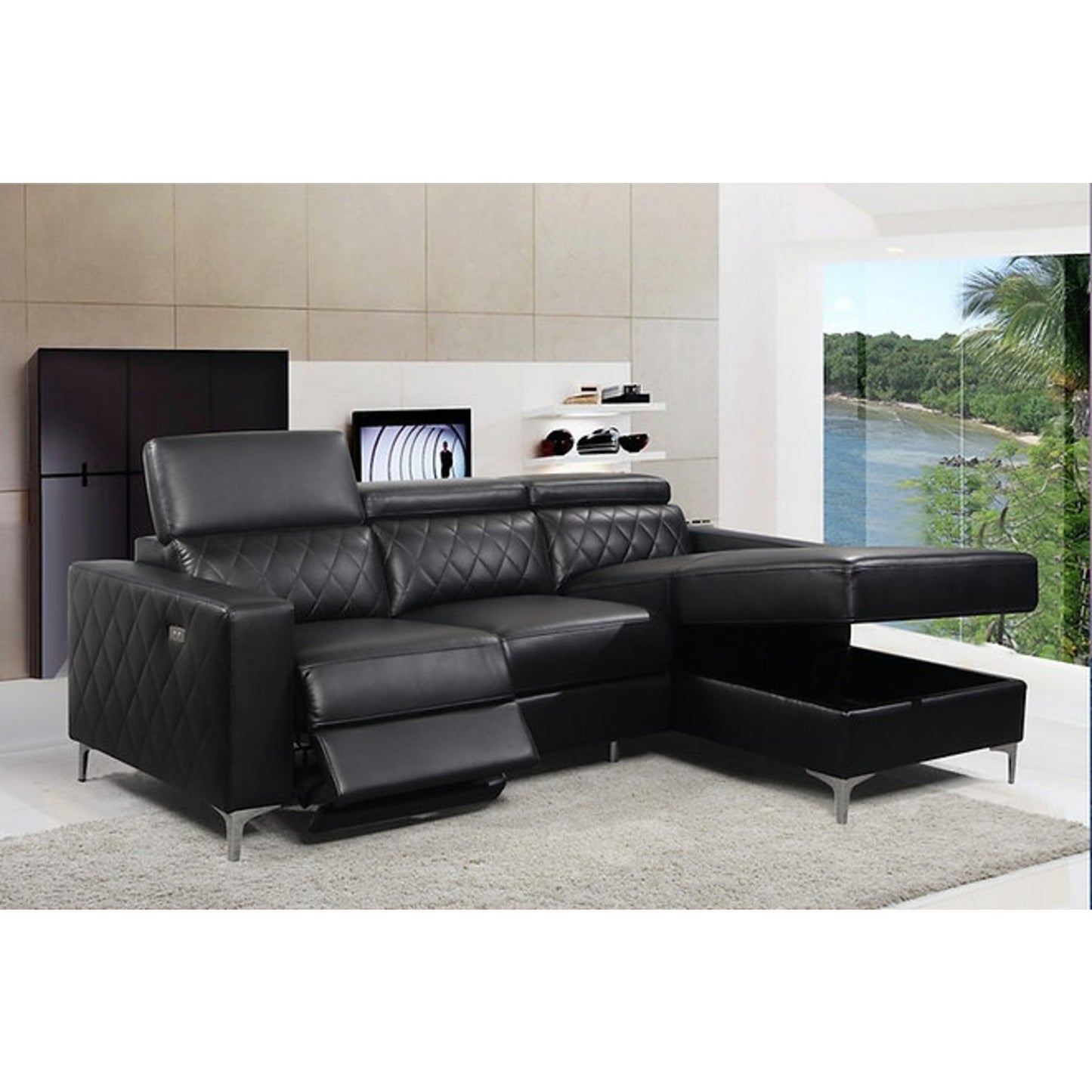 Sofa Sectional with Power Recliner IF 9020