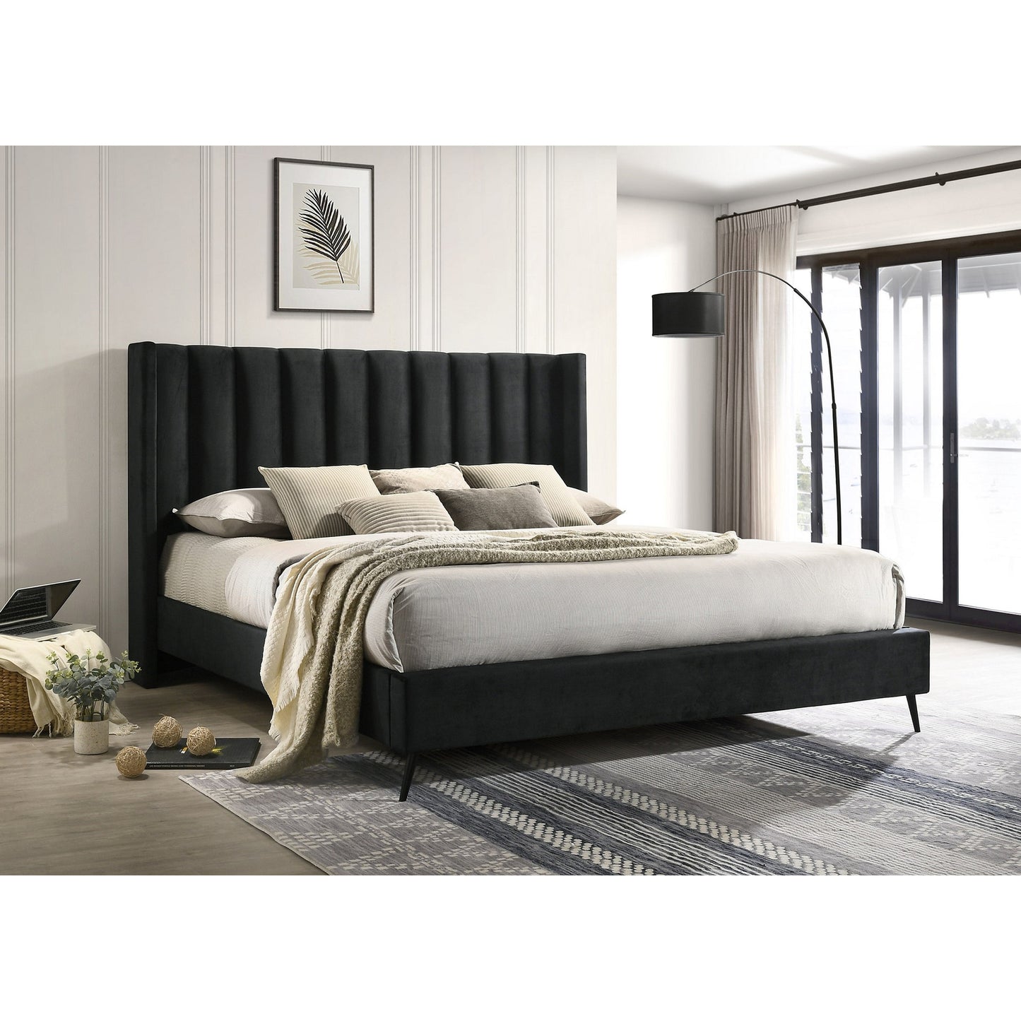 Modern Wing Platform Bed IF 5230