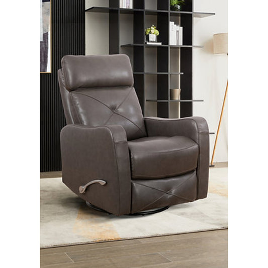 Charcoal Leather Match Recliner Chair IF 6330