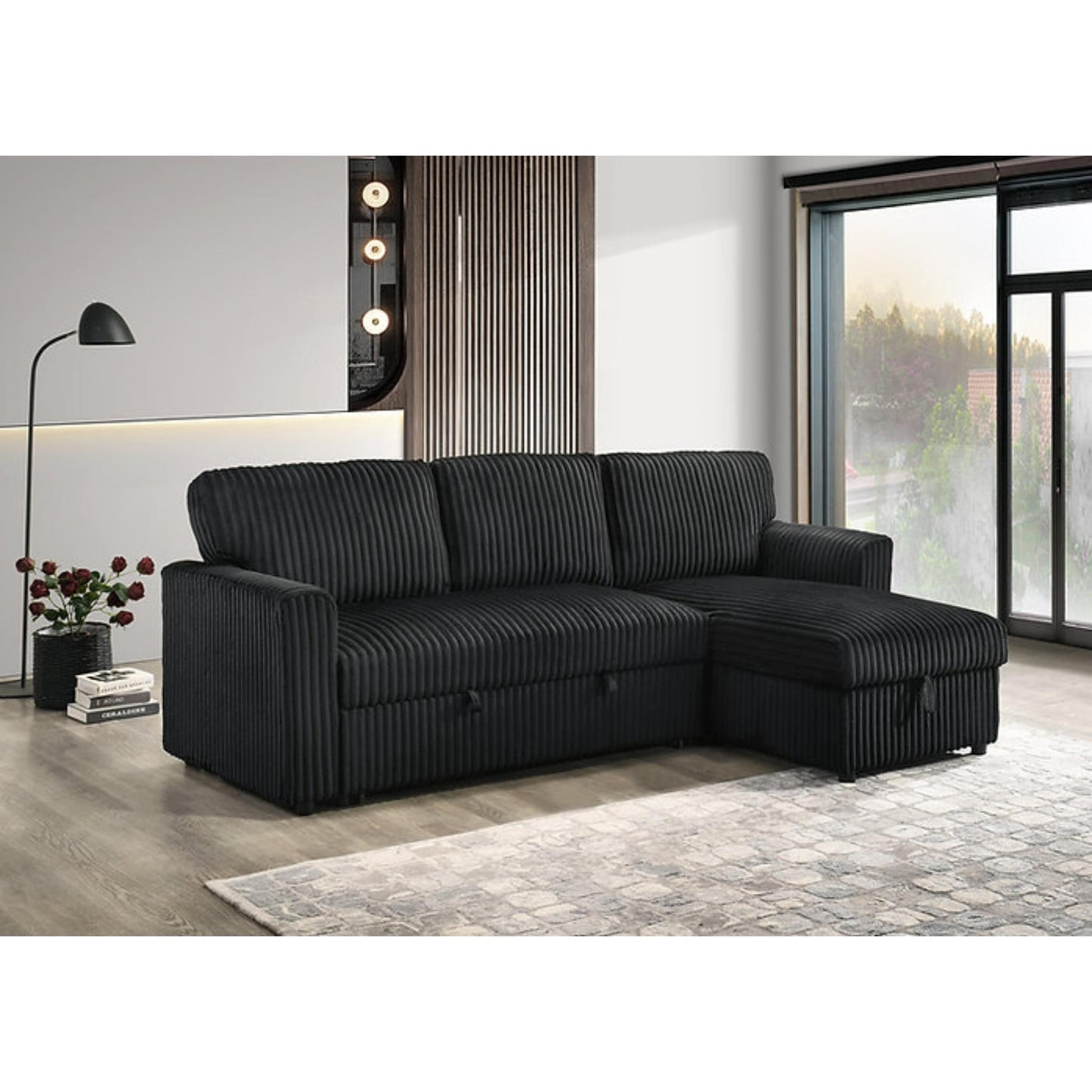 Sofabed IF 9026 - Creme / Grey / Black