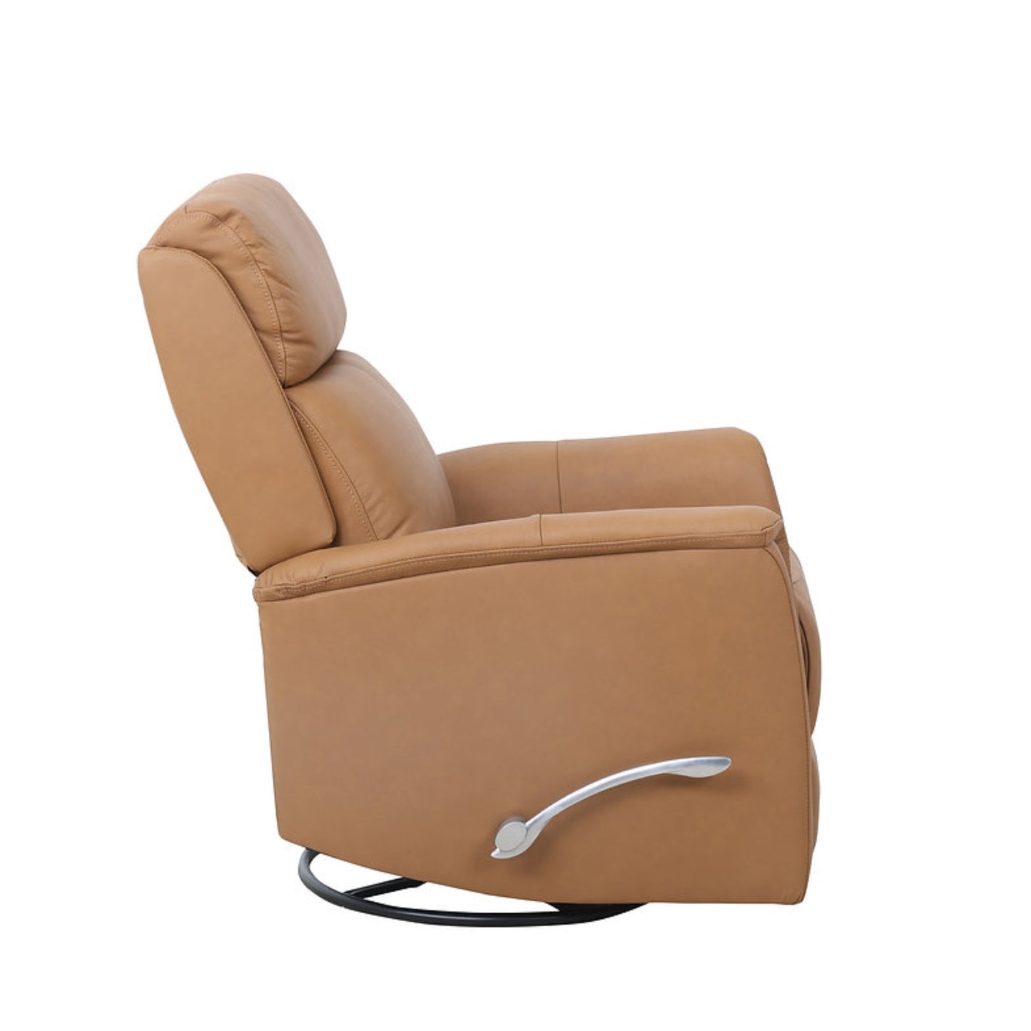 IF-6380 Leather Match Rocker Recliner - Caramel Brown