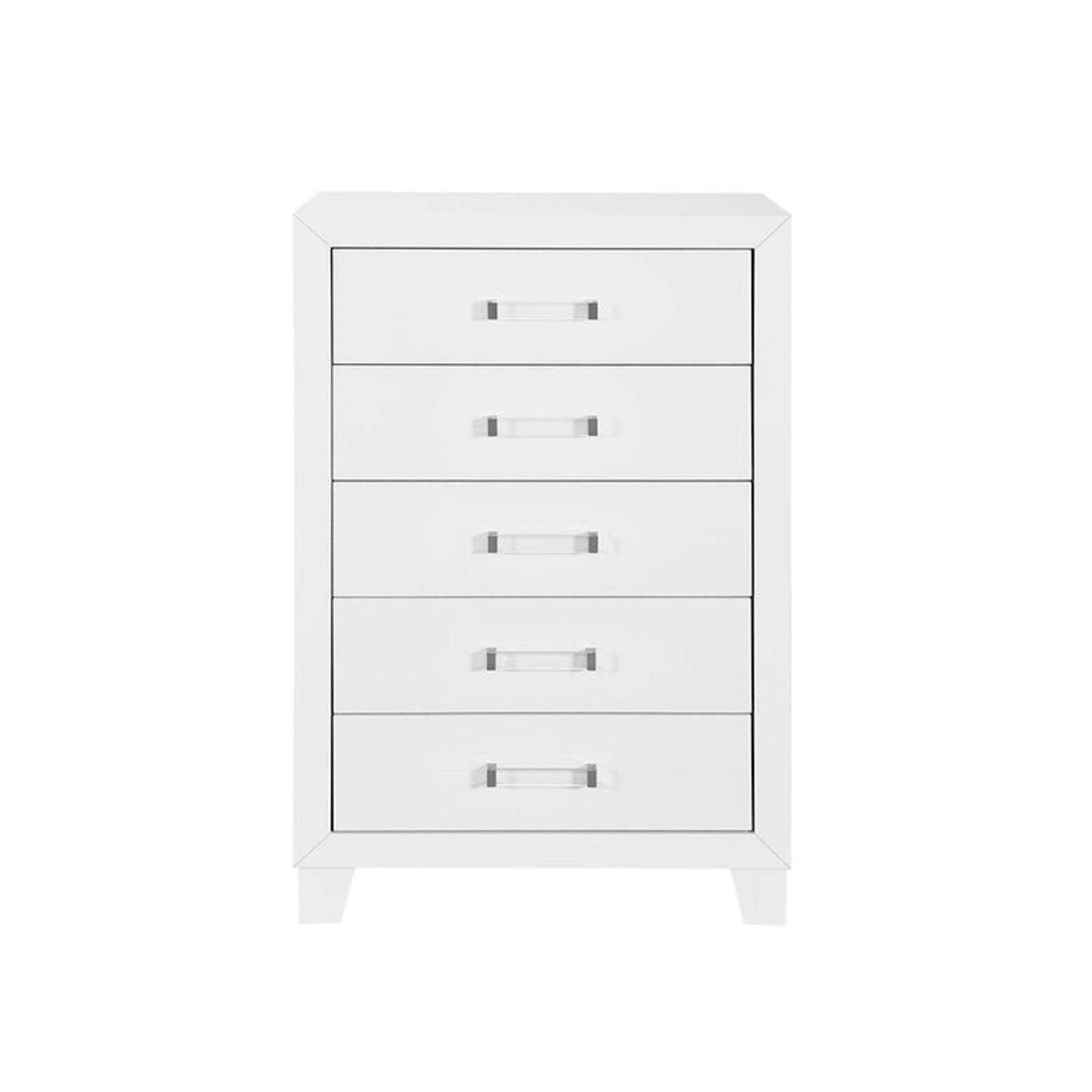 Lucia King 6pc Bedroom Set - White
