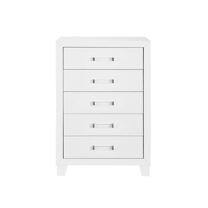 Lucia King 6pc Bedroom Set - White