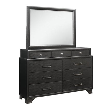 Ava - Jordyn  Double/ Queen 6pc Bedroom Set (Grey)