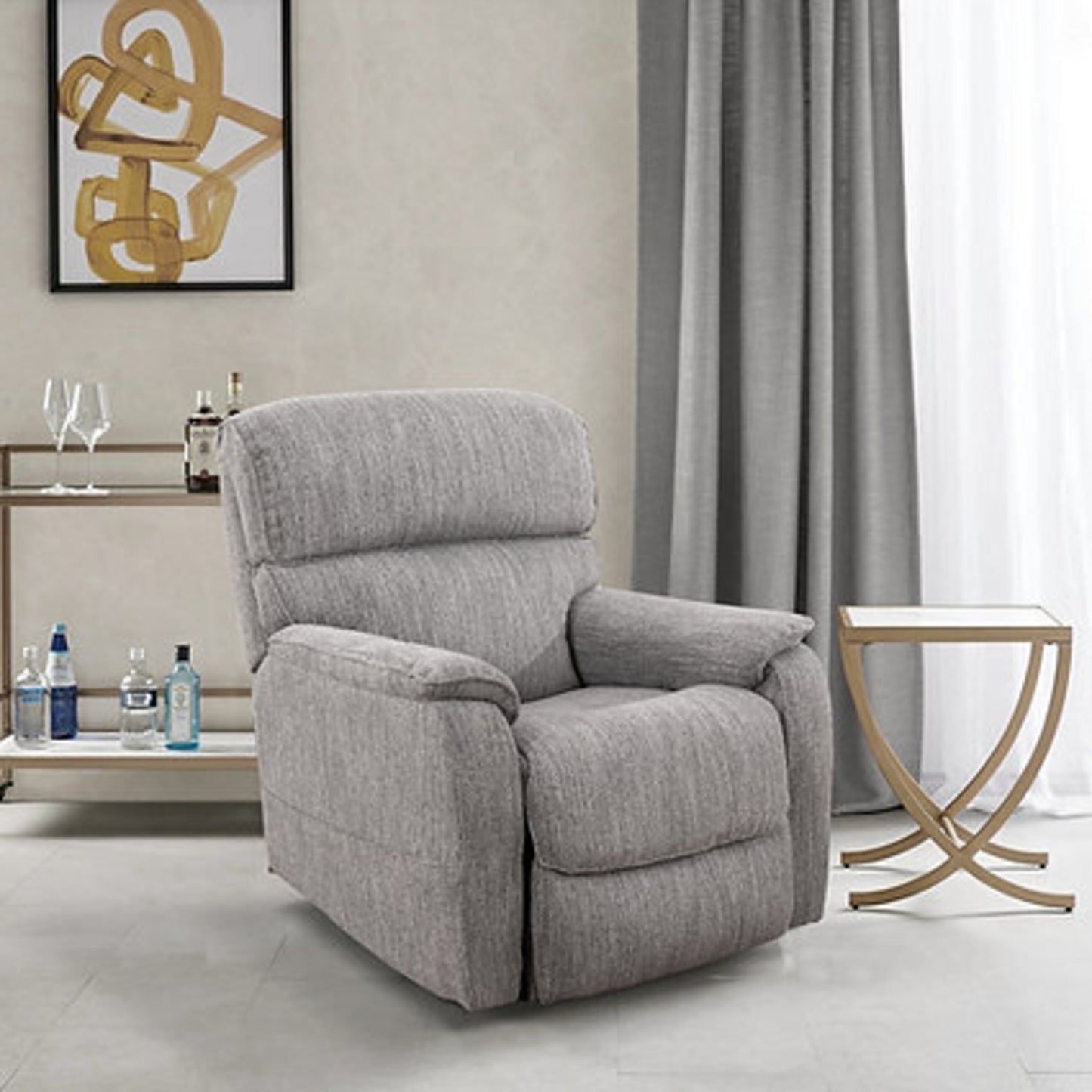 Grey Fabric Lift Chair IF 6260