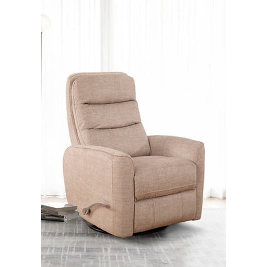 Pearl Fabric Manual Recliner Chair IF 6321