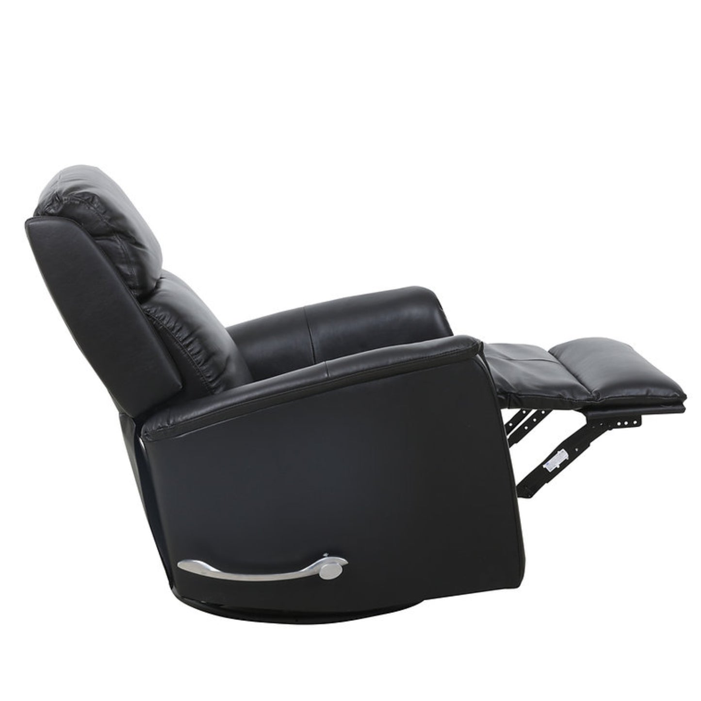 IF-6382 Leather Match Rocker Recliner - Blackberry