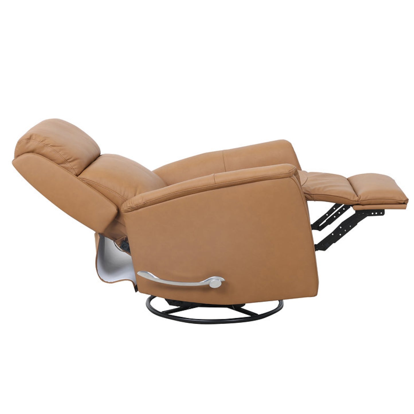 IF-6380 Leather Match Rocker Recliner - Caramel Brown