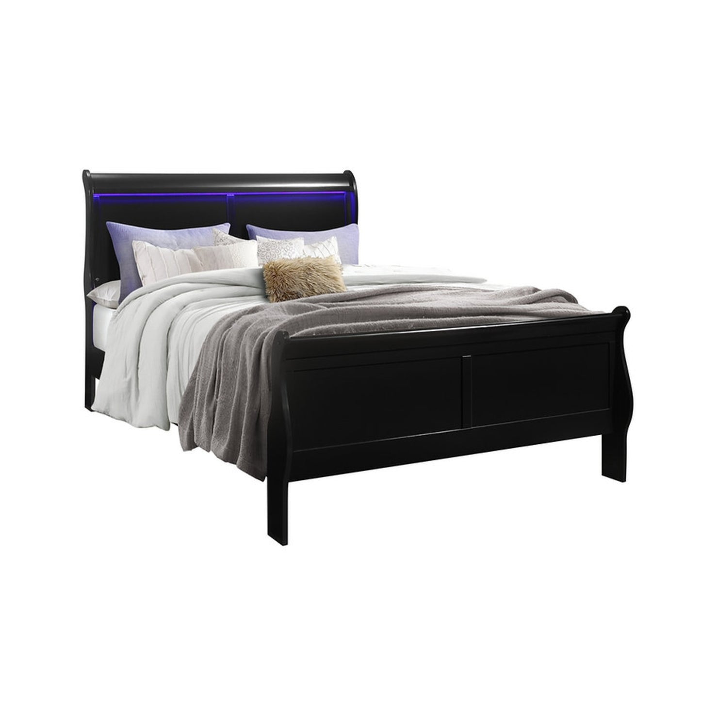 Isabella 'Charlie Black' 8Pc Bedroom Set