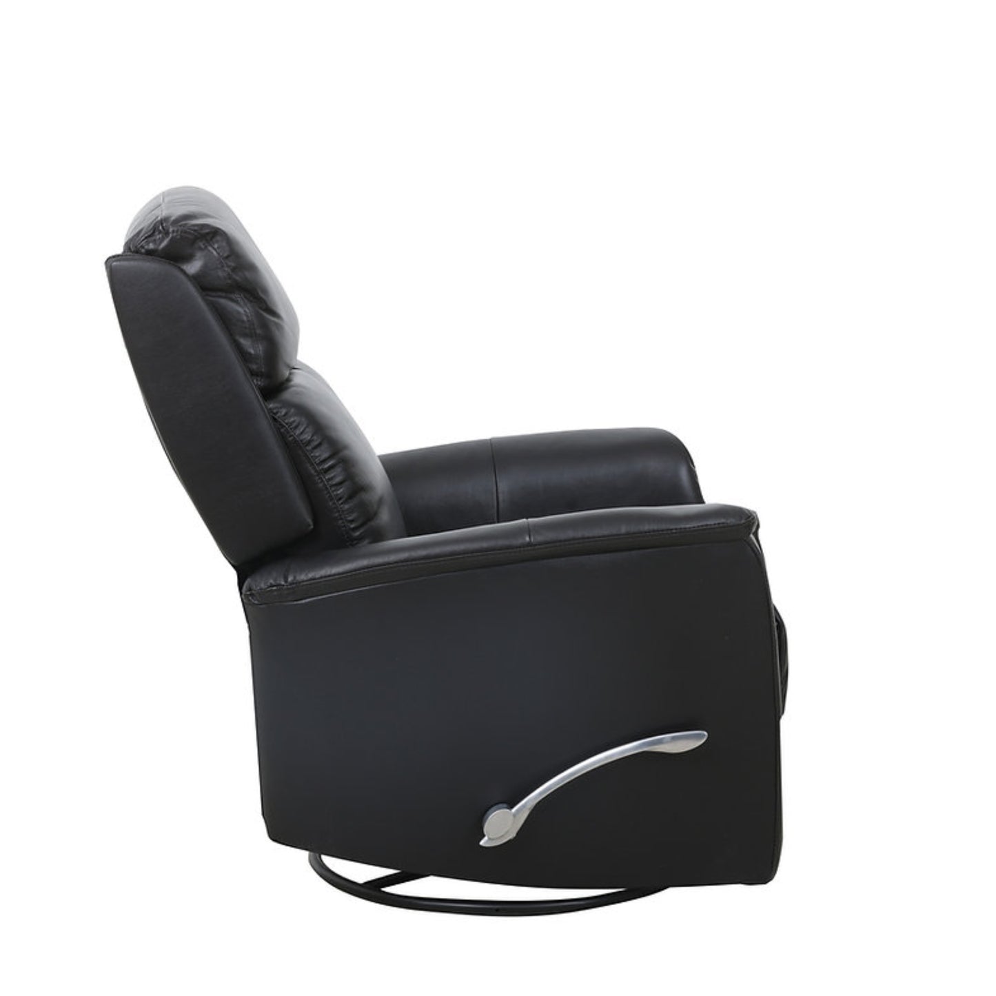 IF-6382 Leather Match Rocker Recliner - Blackberry
