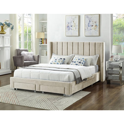 King Wing Platform Bed IF 5310