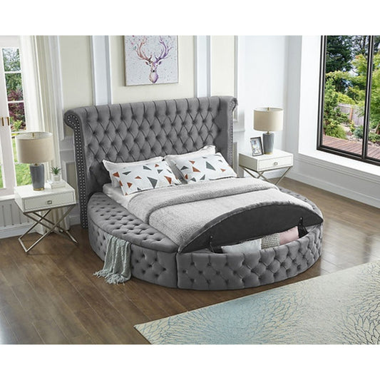 Grey Storage Platform Bed IF 5770