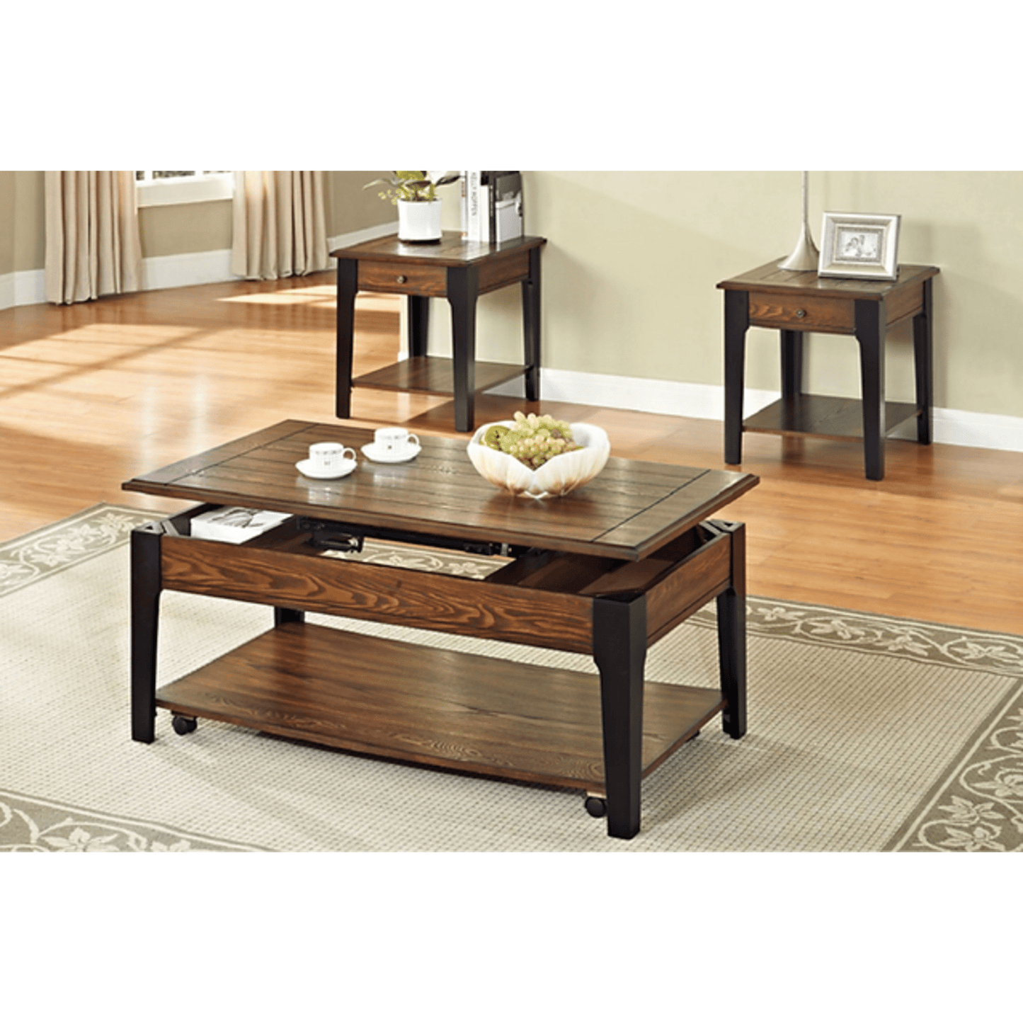 3pc Lift top Coffee Table Set IF 2059