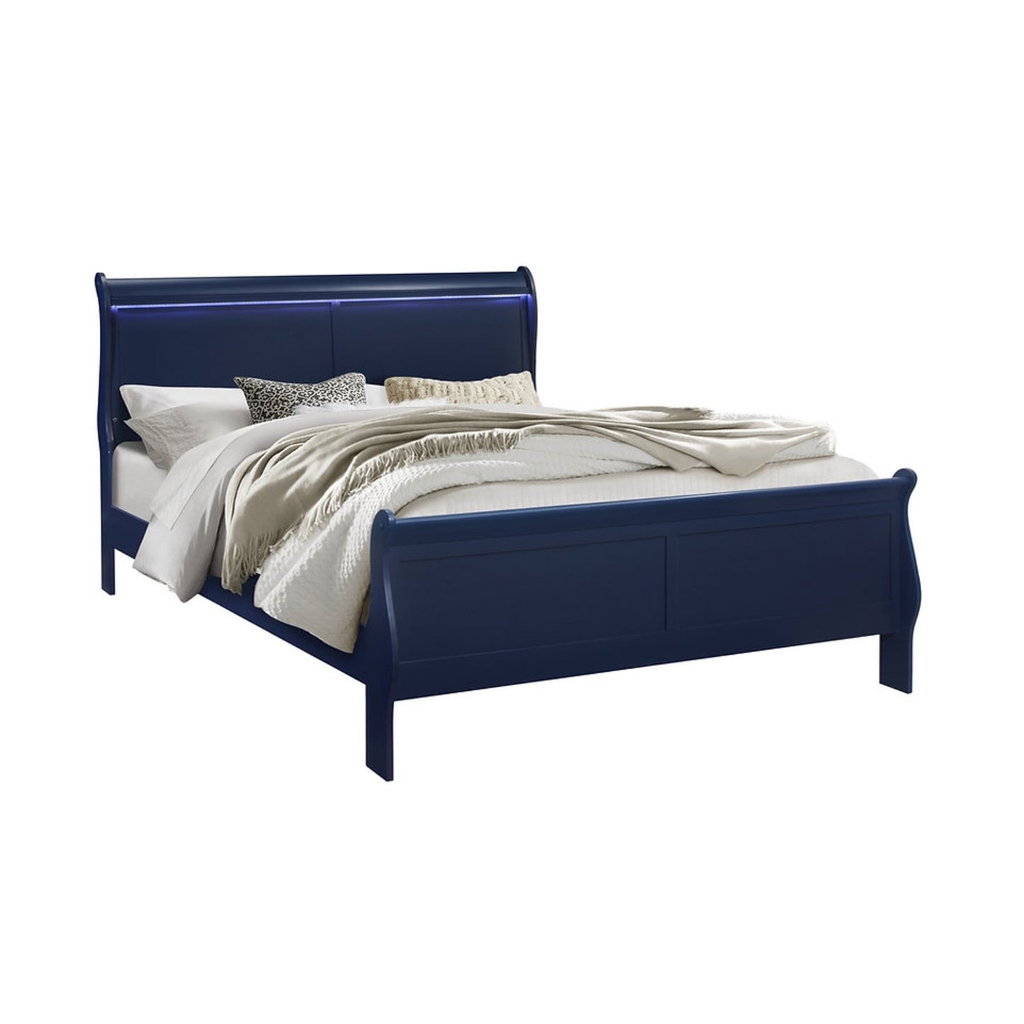 Hazel 'Charlie Blue' 8 Pc Bedroom Set