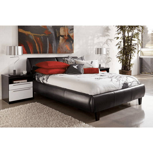 Black PU Storage Platform Bed IF 193B