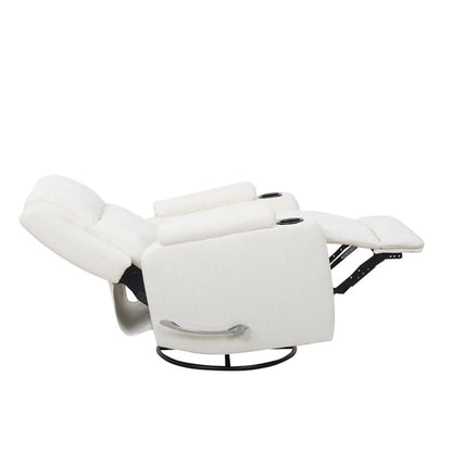 Fireside Rocker Recliner IF-6317 - Grey / Ivory