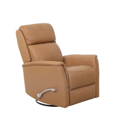 IF-6380 Leather Match Rocker Recliner - Caramel Brown