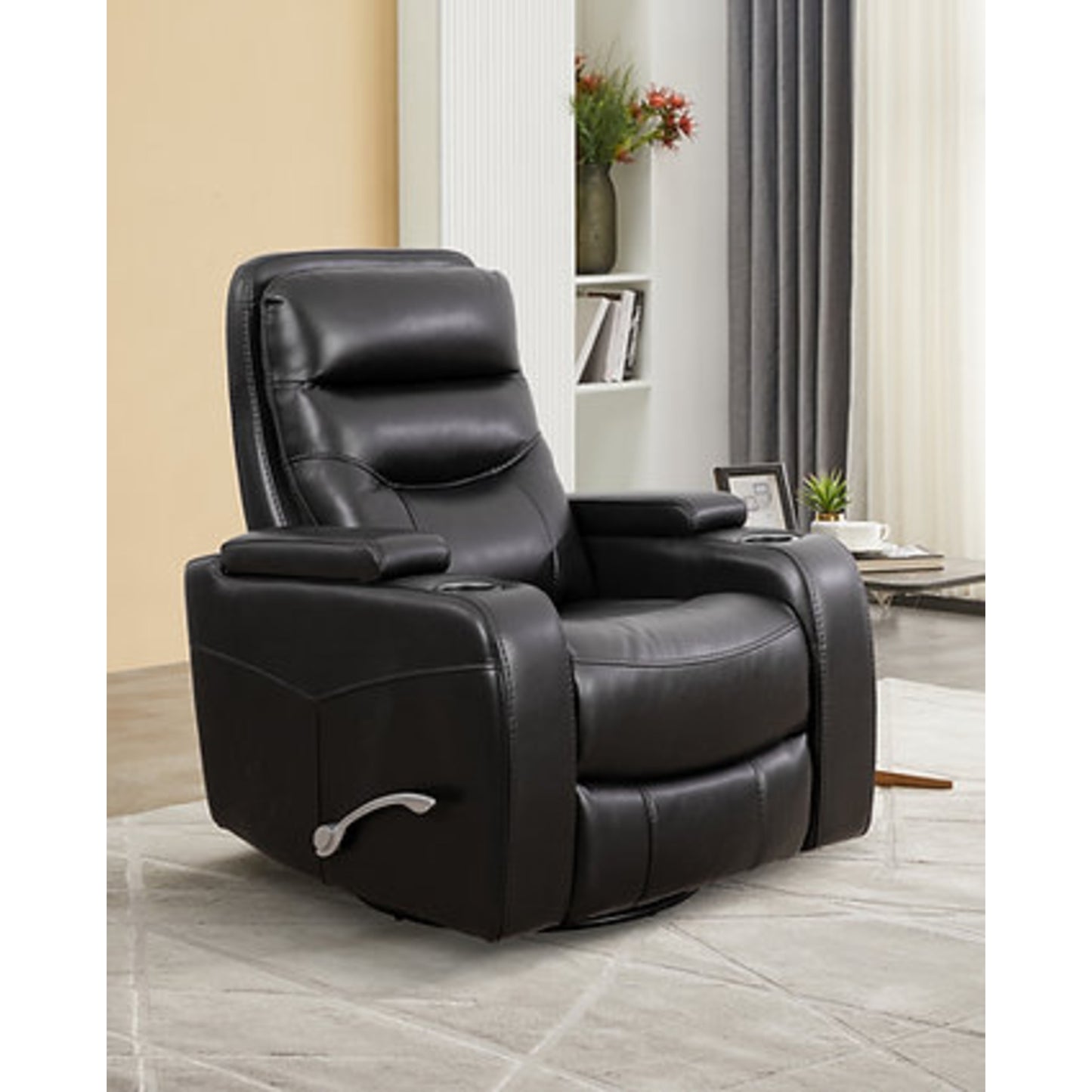 Black PU Recliner Chair IF 6310