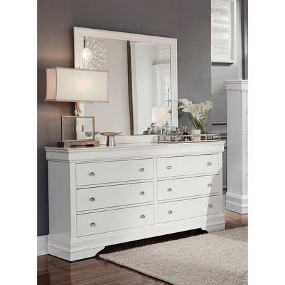 Pompei (White) Dresser and Mirror