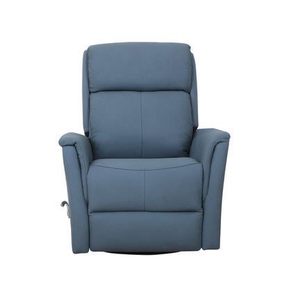 IF-6383 Leather Match Rocker Recliner - Sapphire