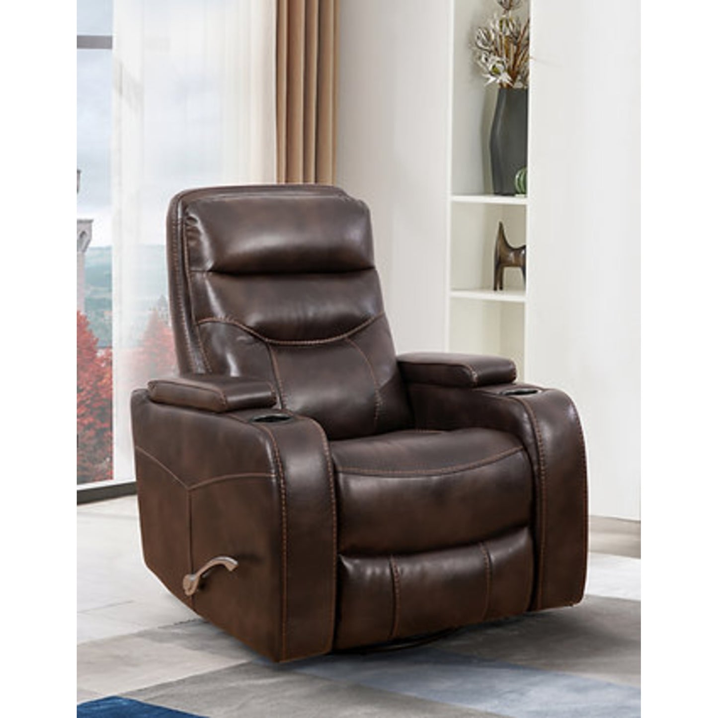 Brown PU Recliner Chair IF 6311