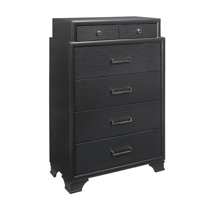Ava - Jordyn  Double/ Queen 6pc Bedroom Set (Grey)